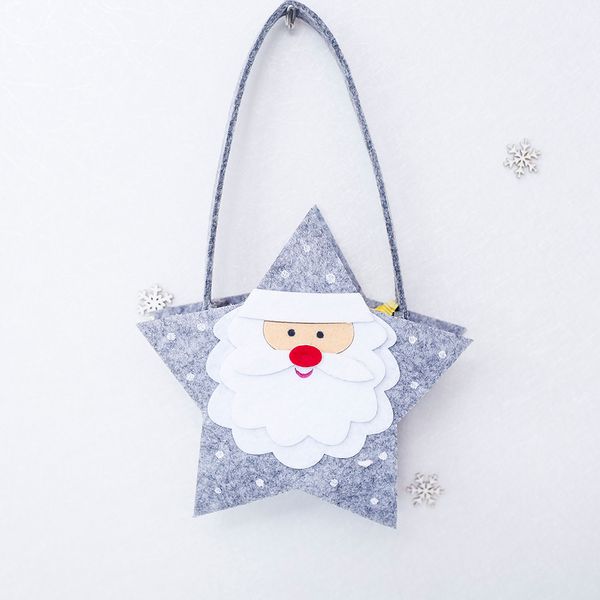 

мини симпатичный мультфильм портативный рождество конфеты мешок способа украшения войлок