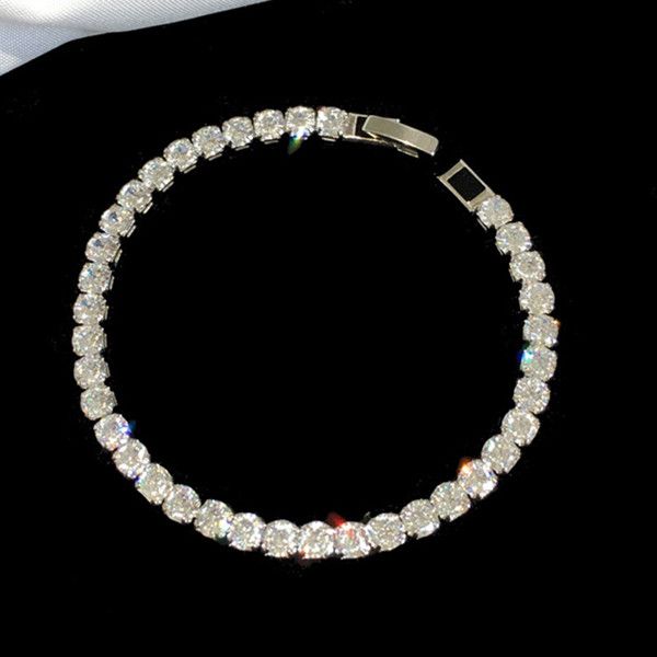 

designer fashion copper jewelry 3a cubic zirconia party bracelet, Black