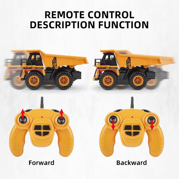 

electric toy remote control truck big truck simulation dump truck transport engineering toy dump hopper model