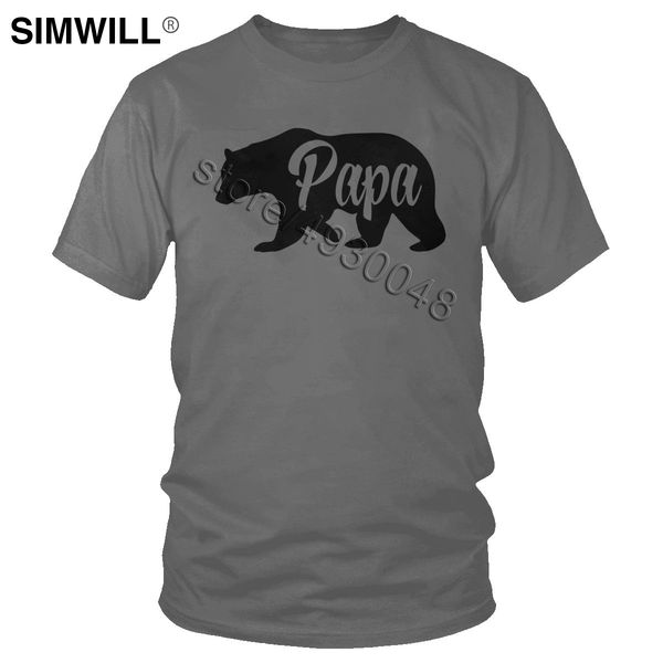 

mens papa bear funny shirts for dads gift idea novelty tees family t shirt classic short sleeve summer tshirt super papa t-shirt