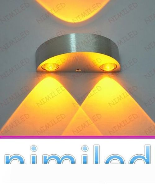 

nimi969 6W Simple Modern LED 3W Semicircle Aluminum Bedside Lamp Decorative Lamps Background Living Room Wall Lights Aisle Stairs Hotels
