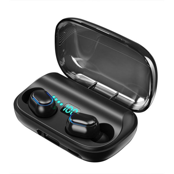 T11 TWS auricolare senza fili Bluetooth 5.0 Headphones 3300mAh carica bin Stereo auricolari IPX7 impermeabile di sport auricolare per Smartphone