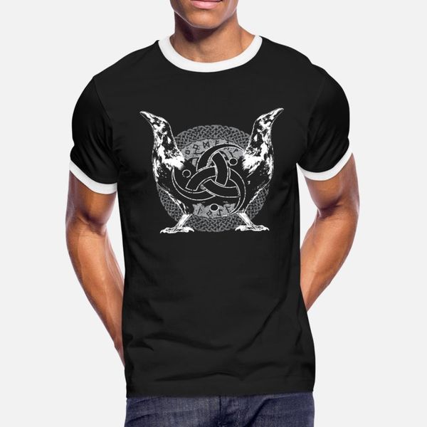 

the twin ravens of odin t shirt men designing cotton o neck trend interesting fashion summer style cool shirt