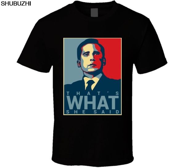 

the office t-shirt that's what she said tee funny tv show cool casual pride t shirt men new fashion tshirt sbz3234
