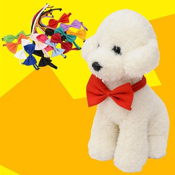 

bright puppy colorful accessory cute wholesale tie collar pet bow neck color mix dog necklace bwkf rqgkm