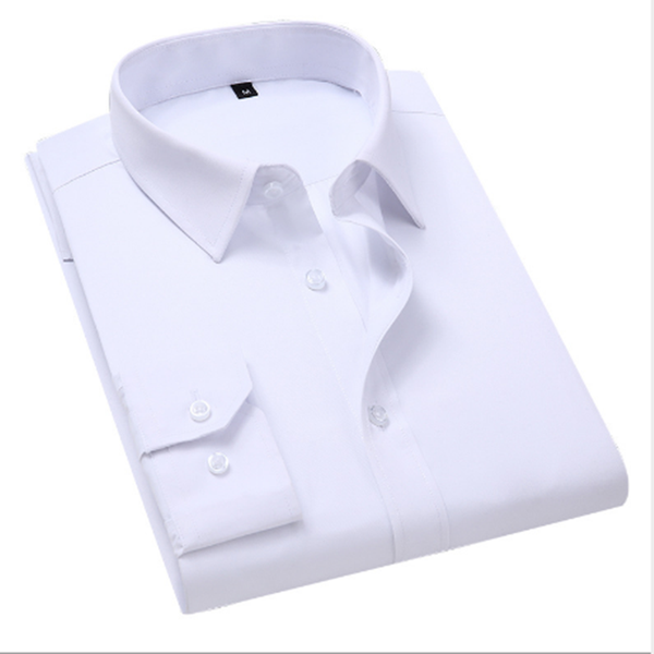 

2020 fall men's long sleeve shirt korean clothes blusas blouse camisa koszula slim fit vestidos casuales chemise longue fashion, White;black