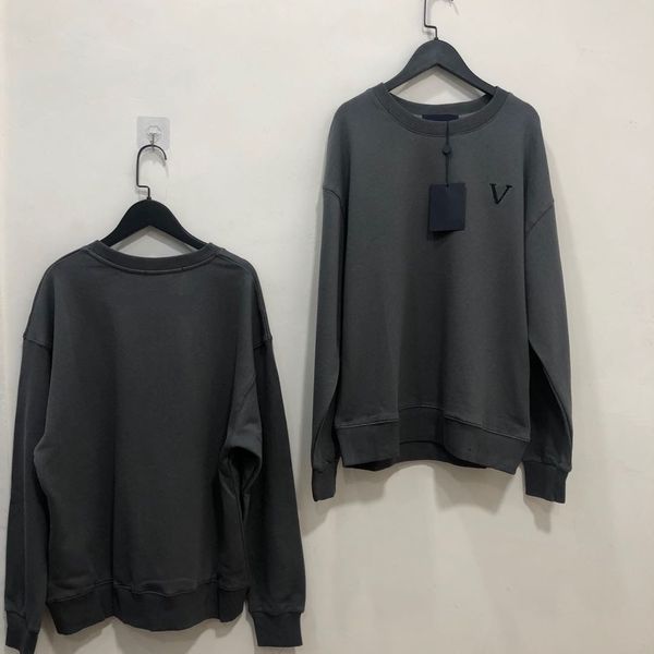 

2020 usa women and men sweatshirts fashion classsic winter sweatshirt cotton blackblue wave material letter embroidery overshirt, Black