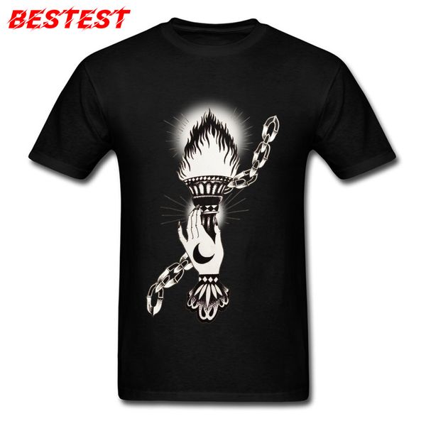 

man t-shirt hecates hand tees printing tee-shirt crew neck short sleeve 100% cotton clothes tshirt drop shipping