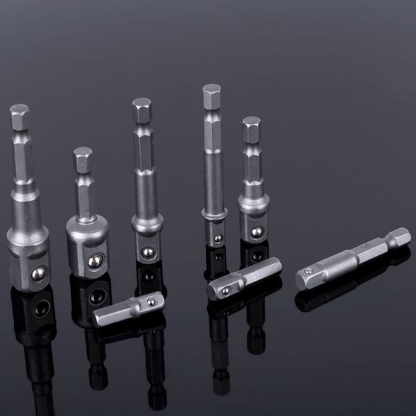 

6.35-1/2 1/4 3/8 electric wrench socket head sleeve hexagonal handle square transfer connecting rod electric wrench barrel kit
