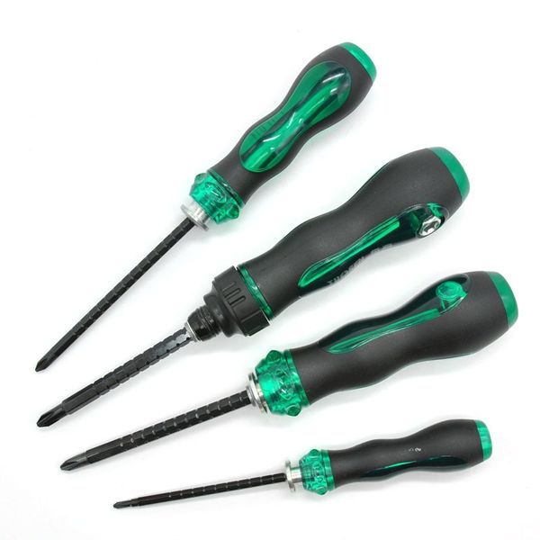 

3/5/6mm dual purpose scalable screwdriver multi-function /slotted ratchet screw driver screw-driving tools