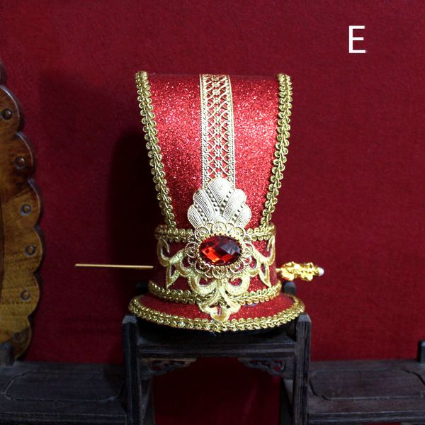 

adults han dynasty emperor hat ancient prince chinese ancient hat china vintage royal hat performance cosplay costume accessories, Silver