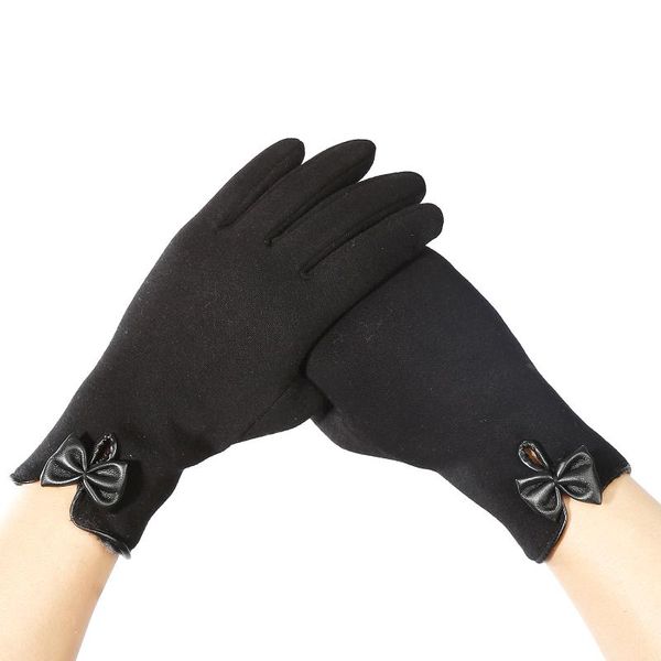 

fashion women winter gloves phone touch screen outdoor luva inverno gloves trendy wrist mittens bottons warm ladies, Blue;gray