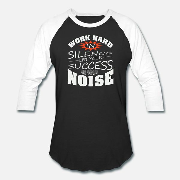 

work hard in silence t shirt men designs 100% cotton s-xxxl natural fit funny summer leisure shirt