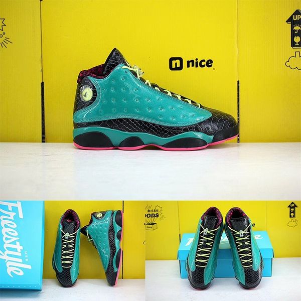 

basketball shoes doernbecher 13 leopard eye designer men shoes 13s sport sneakers with box us7--13, Black