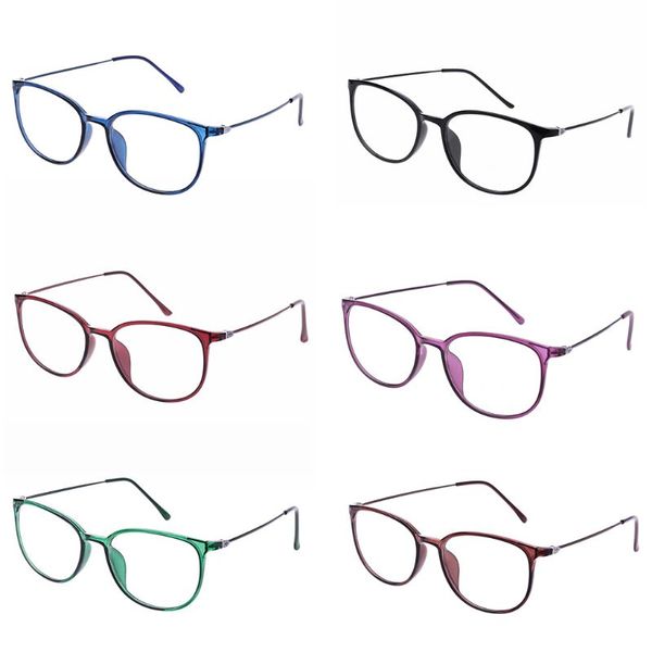 

new 2020 fashion eyeglasses frame women men eyewear reading glasses 6 colors eye glasses noenname_null, Black