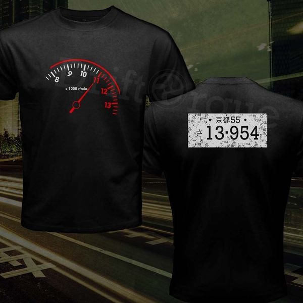 

takumi fujiwara tofu shop ae86 initial d tachometer sprinter number selling fitness clothing male print tee shirt