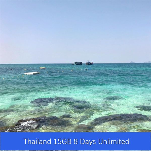 

thailand 15gb 8 days global roaming travel data simcard prepaid tourism internet card price good speed network surfing