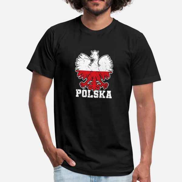 

polska польский герб eagle флаг польши тенниска мужчин проектирование хлопка плюс размер 3xl homme фитнес новая мода весна стандартная рубаш