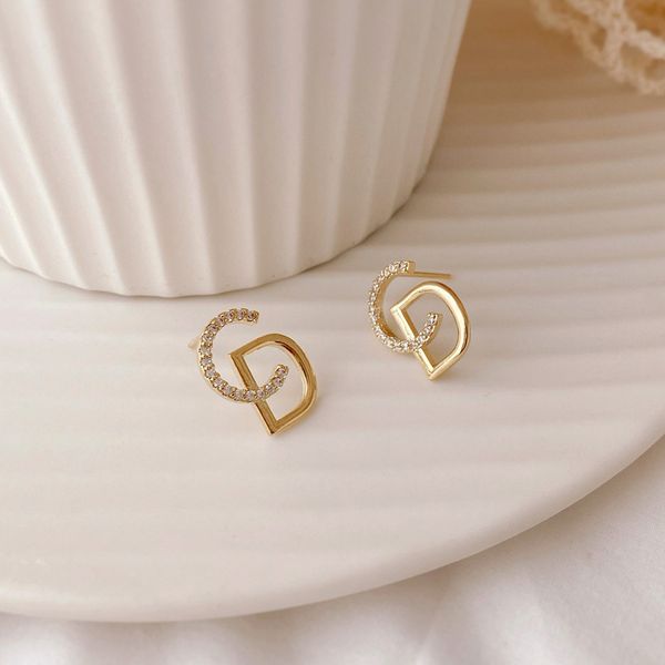

newfashion earrings drop women pearl earrings accessories jewelry bead earrings with flannel bags for gift, Golden