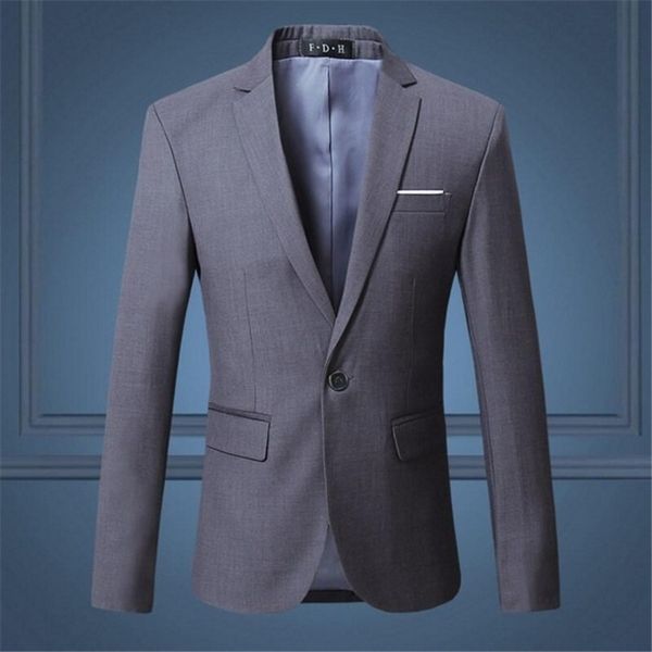 

male spring autumn new male suit jacket large size 6xl slim solid color jacket fashion business banquet wedding fashion, White;black