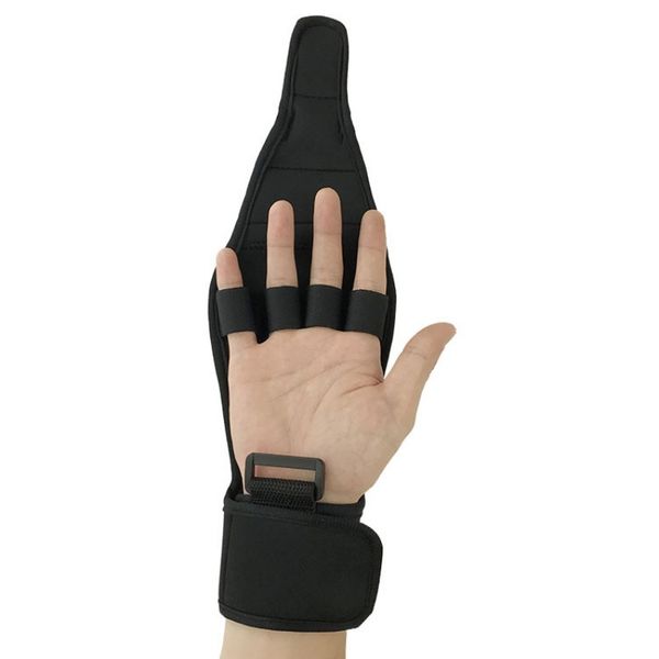 

sell shipped to auxiliary gloves strong rehabilitation finger grip clasp auxiliary grip gloves, Black;red