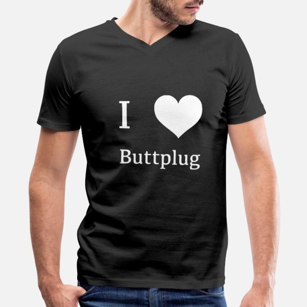 

я люблю buttplug футболки рубашки мужчины character 100% хлопок s-xxxl мужская сумасшедшая дышащий летний стиль оригинальный рубашку