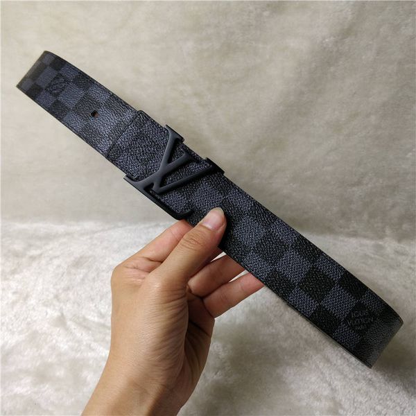 

2020 new black designer belts designer fashion buckle belt mens womens belt ceinture for gift, Blue;gray