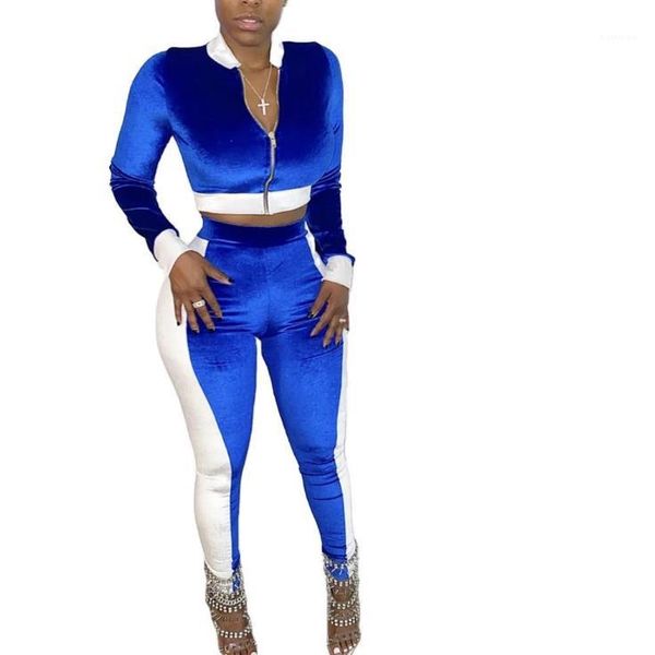 

sleeve panelled cardigan coat 2pcs suit woman two piece outfit womens designer tracksuits autumn winter long, Gray