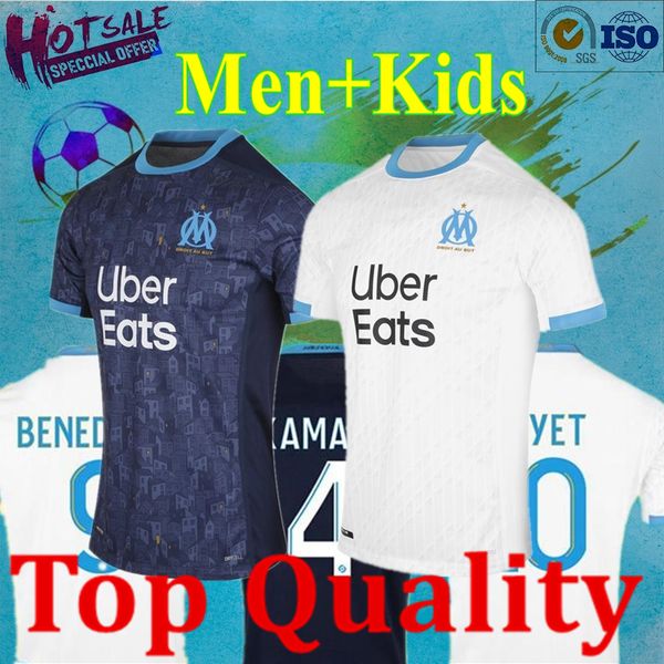

olympique de marseille maillot om soccer jersey men kids kit 2021 maillot de foot 20 21 payet benedetto sakai kamara football shirt, Black;yellow