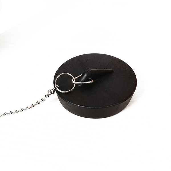 

bathtub ser sink plug easy use with chain bathroom kitchen anti-leakage seal