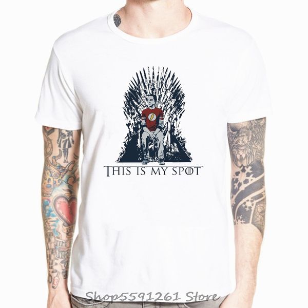 

the big bang theory t shirt this is my spot games of thrones men shirts tees casual man clothing funny shirt streetwear