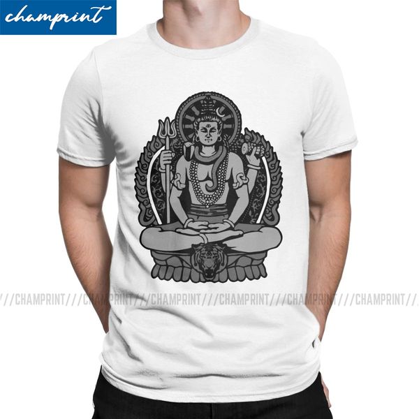 

мужчины господь шива тенниска индуистского ганеш бог индия линги хлопок одежда мода короткого рукав круглых шеи тройники идея подарок футбол