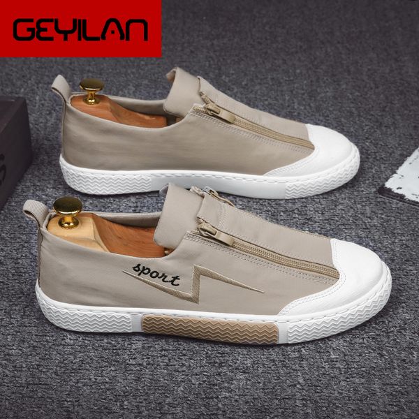 

men casual shoes summer fashion board shoes men sneakers light flat canvas breathable soft bottom student, Black