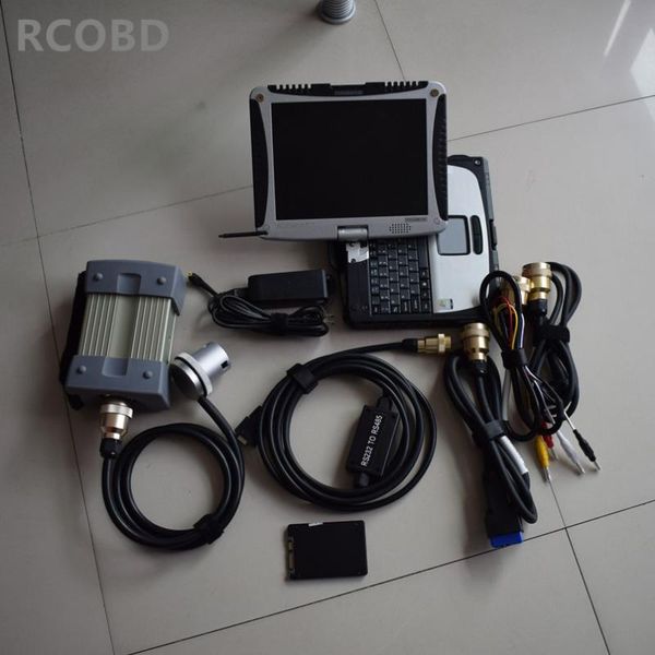 

mb star c3 ssd multiplexer diagnosis c3 with laptoughbook cf-19 touch screen super speed software ready to use