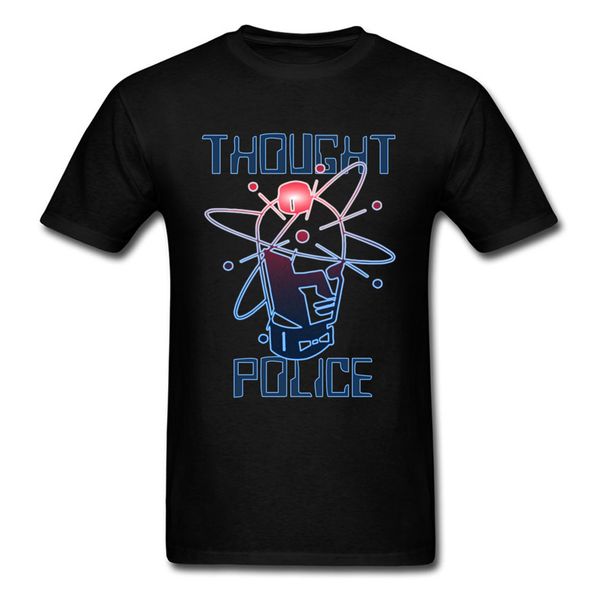 

new york thought police t shirts men cool design fashion tee shirt for youth man short sleeve cotton clothes custom