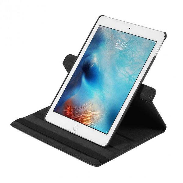 

cgjxsfor ipad pro 9 .7 /for ipad pro 12 .9 pu leather flip folio stand case anti -scratches shockproof rotatable protective cover