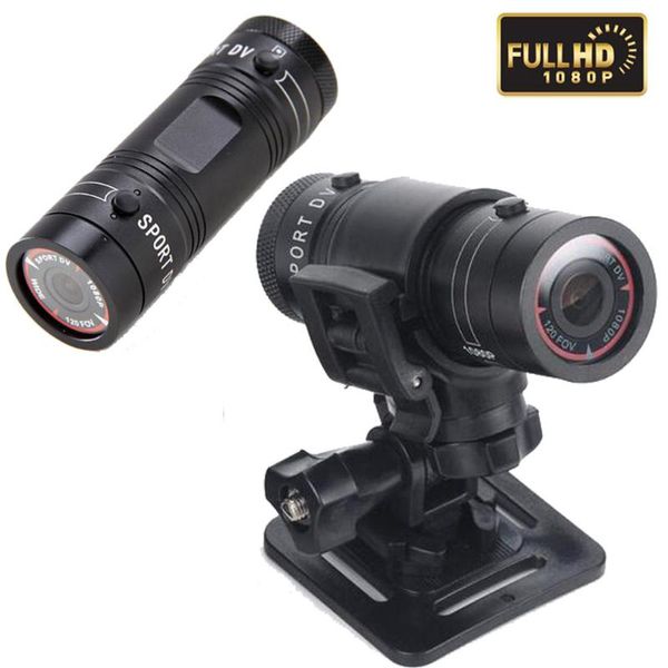 

f9 full hd 1080p mini action camera waterproof aluminum alloy sports camera dv camcorder 120 degree h.264 car dvr