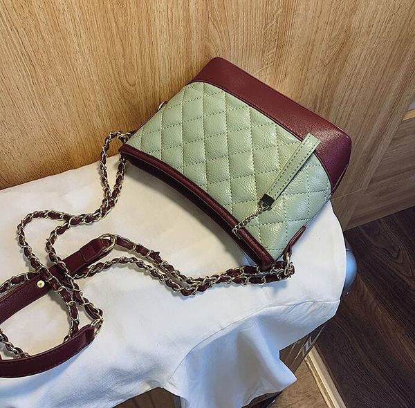

fashion women backet bag check crossbody ladies small handbag shoulder bags