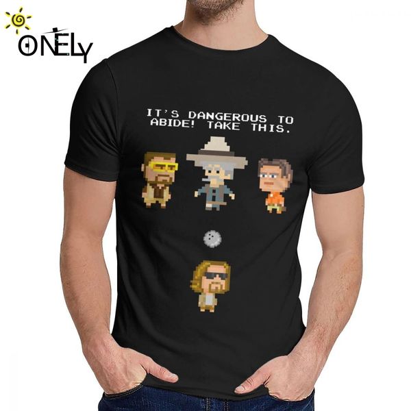

round collar zelda lebowski t shirt graphic print for men comfortable homme tee shirt us size s-6xl