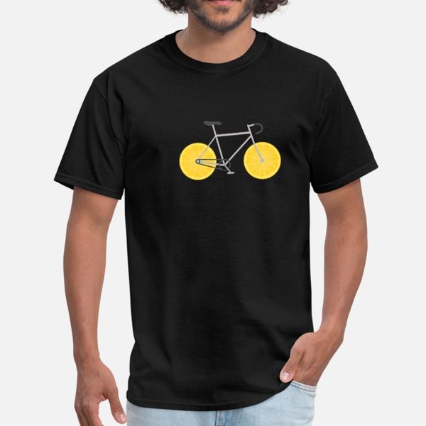 

lemon bike t shirt men customized short sleeve o-neck trend loose breathable summer style slim shirt