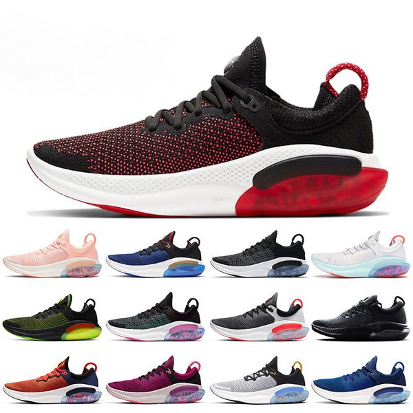 

2020 new joyride run breathable womens mens running shoes black university red white sail electric green sports trainers sneakers, White;red