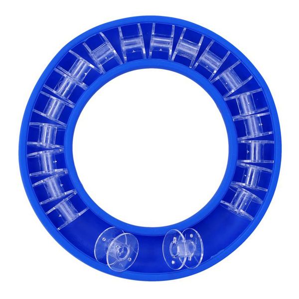 

20pcs bobbins case lightweight ring plastic storage box accessory sewing spools