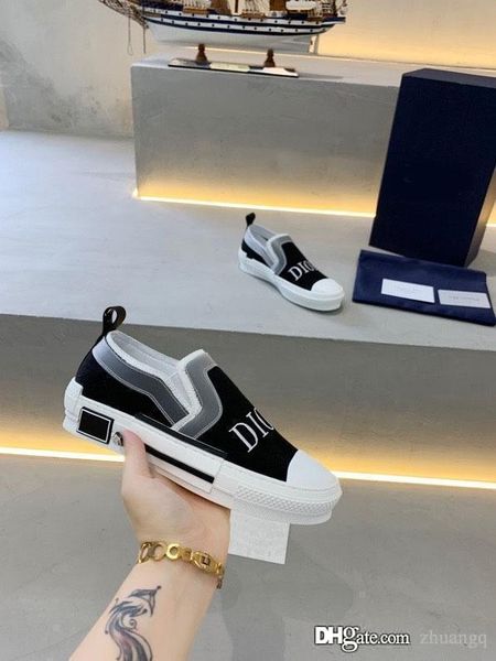 

est b23 low sneakers oblique white black mens casual shoes transparent letters skateboard shoes men women low help canvas shoes