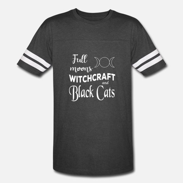 

full moons witchcraft and black cats t shirt men custom short sleeve s-xxxl normal sunlight comfortable spring autumn vintage shirt