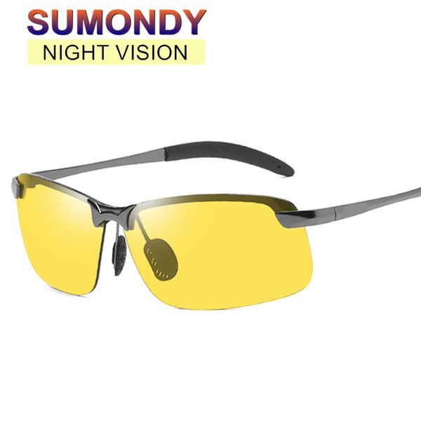 

sumondy polarized night vision sunglasses women men day and night dual-purpose sun glasses outdoor driving spectacles su48, White;black