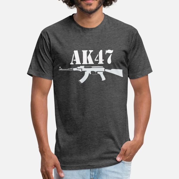 

ak47 t shirt men personalized 100% cotton s-xxxl leisure anti-wrinkle new fashion spring autumn letter shirt