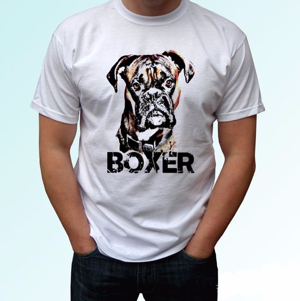 

2019 summer new brand t shirt men hip hop men t-shirt casual fitness funny o neck t-shirt boxer dog tee design