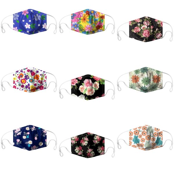 

donald printed maks presidential election designer printed mask fashion anti dust sponge silk face masks#301, Black