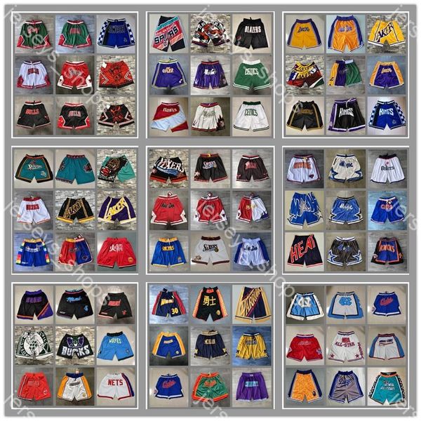 

mens sport sportwear just shorts basketball don breathable women gym training casual pants with zipper pockets stitched big face, Black;red