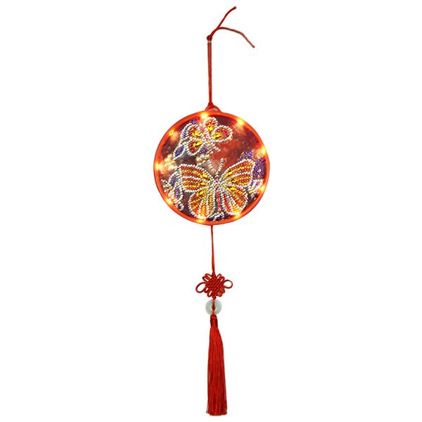 

home decoration led diamond painting light set hanging type rhinestones diy lamp